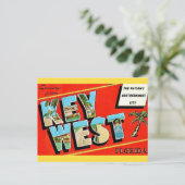 Carte postale ancienne de Key West (Debout devant)
