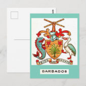 Carte postale ancienne de la Barbade (Devant / Derrière)