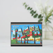 Carte postale ancienne de la ville de Tampa (Debout devant)