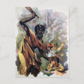 Carte postale ancienne de l'enfant punissant diabl (Devant)