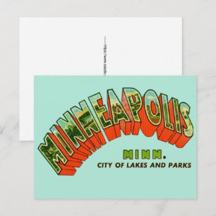 Carte postale ancienne de Minneapolis