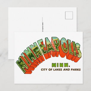 Carte postale ancienne de Minneapolis