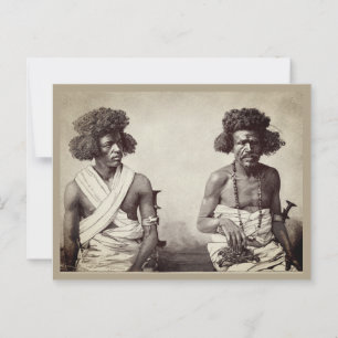 Carte postale ancienne de mode capillaire pour hom