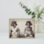 Carte postale ancienne de mode capillaire pour hom (Debout devant)