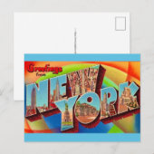 Carte postale ancienne de New York (Devant / Derrière)