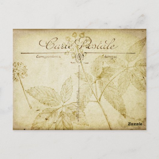 Carte postale ancienne de PARIS représentant une f (Dos)