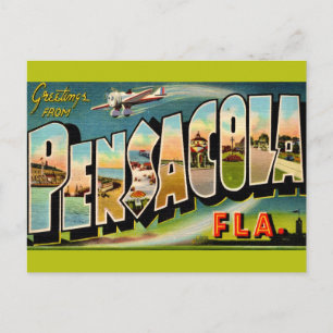 Carte postale ancienne de Pensacola Floride 