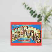 Carte postale ancienne de Rochester Minn (Debout devant)
