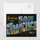 Carte postale ancienne de San Francisco (Devant / Derrière)