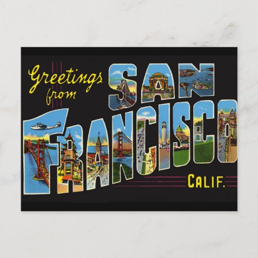 Carte postale ancienne de San Francisco (Devant)