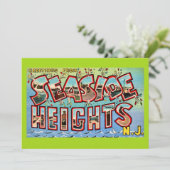Carte postale ancienne de Seaside Heights NJ 5x7 (Debout devant)
