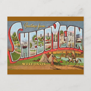 Carte postale ancienne de Sheboygan WI