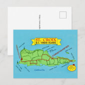 Carte postale ancienne de St Croix (Devant / Derrière)