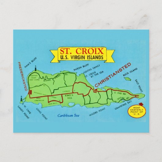 Carte postale ancienne de St Croix (Devant)