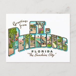 Carte postale ancienne de St Petersburg FL