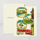 Carte postale ancienne de Victoria BC (Devant / Derrière)