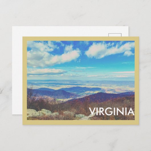 Carte postale ancienne de Virginie (Devant / Derrière)