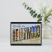 carte postale ancienne d'Hollywood (Debout devant)