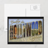 carte postale ancienne d'Hollywood (Devant / Derrière)