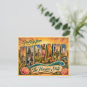 Carte postale ancienne d'Indiana (Debout devant)