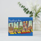 Carte postale ancienne d'Omaha Nebraska (Debout devant)