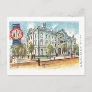 Carte postale ancienne du Capitole du New Jersey a