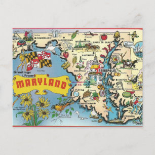 Carte postale ancienne du Maryland