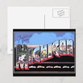 Carte postale ancienne du Michigan (Devant / Derrière)