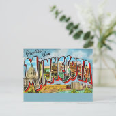 Carte postale ancienne du Minnesota (Debout devant)