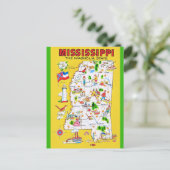 Carte postale ancienne du Mississippi (Debout devant)