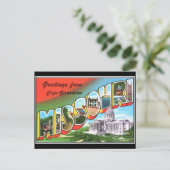 Carte postale ancienne du Missouri (Debout devant)
