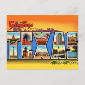 Carte postale ancienne du Texas (Devant)
