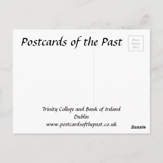 Carte postale ancienne - Dublin, Irlande (Dos)