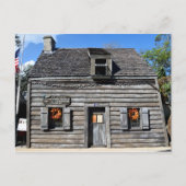 Carte Postale Ancienne école en bois (Devant)