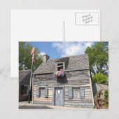 Carte Postale Ancienne école en bois (Devant / Derrière)