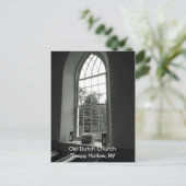 Carte Postale Ancienne église hollandaise à Sleepy Hollow, New Y (Debout devant)