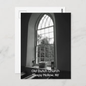 Carte Postale Ancienne église hollandaise à Sleepy Hollow, New Y (Devant / Derrière)