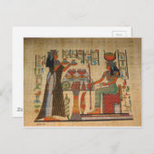 CARTE POSTALE ANCIENNE EGYPTE MUR MURAL (Devant / Derrière)