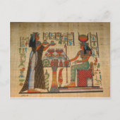 CARTE POSTALE ANCIENNE EGYPTE MUR MURAL (Devant)