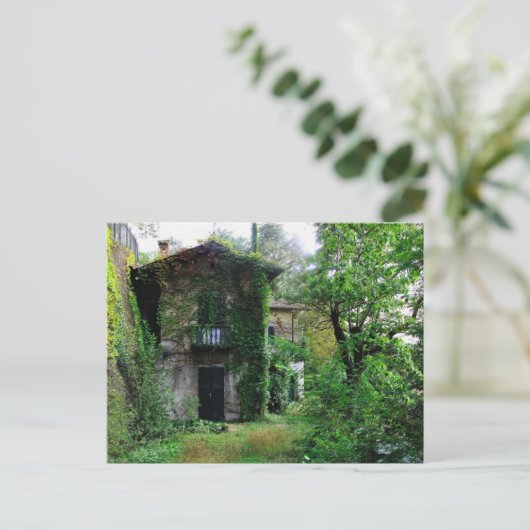 Carte postale ancienne ferme (Debout devant)