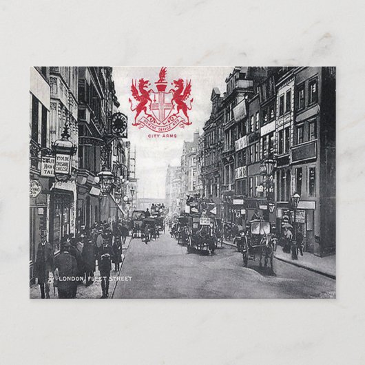 Carte postale ancienne - Fleet Street, Londres (Devant)