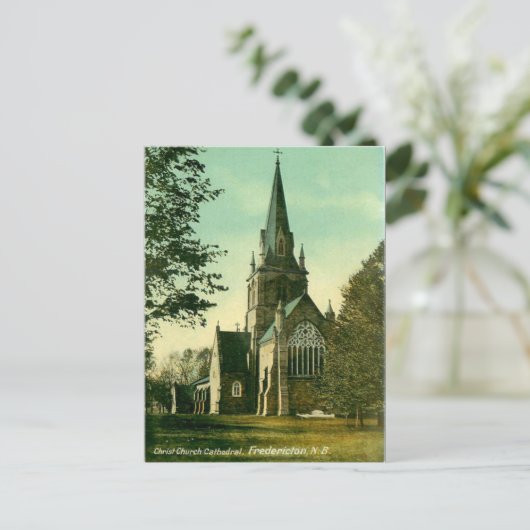 Carte postale ancienne - Fredericton, Nouveau-Brun (Debout devant)