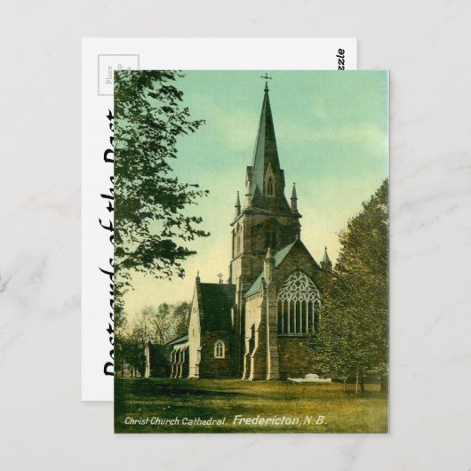 Carte postale ancienne - Fredericton, Nouveau-Brun (Devant / Derrière)