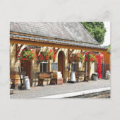 CARTE POSTALE ANCIENNE GARE (Devant)