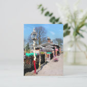 CARTE POSTALE ANCIENNE GARE (Debout devant)