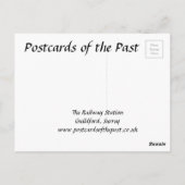 Carte postale ancienne - Gare de Guildford (Dos)
