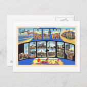 Carte postale ancienne grand format de l'État du N (Devant / Derrière)