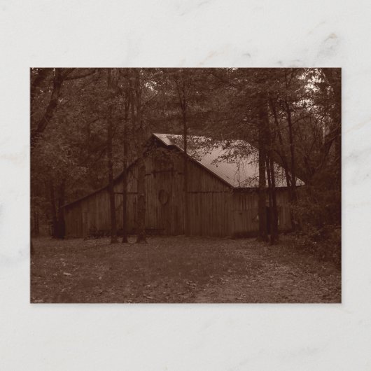 Carte Postale Ancienne grange (Devant)