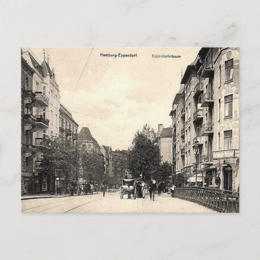 Carte postale ancienne - Hambourg, Eppendorf (Devant)