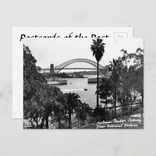 Carte postale ancienne - Harbour Bridge, Sydney, N (Devant / Derrière)